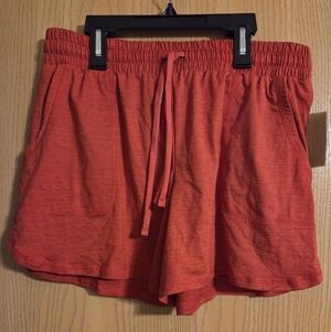 St. John's Bay Vibrant Red Athletic Shorts